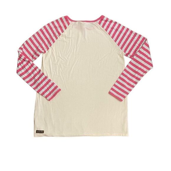Womens Matilda Jane Wonderment Any Time PJ Top Raglan Long Sleeves Medium - Picture 2 of 4